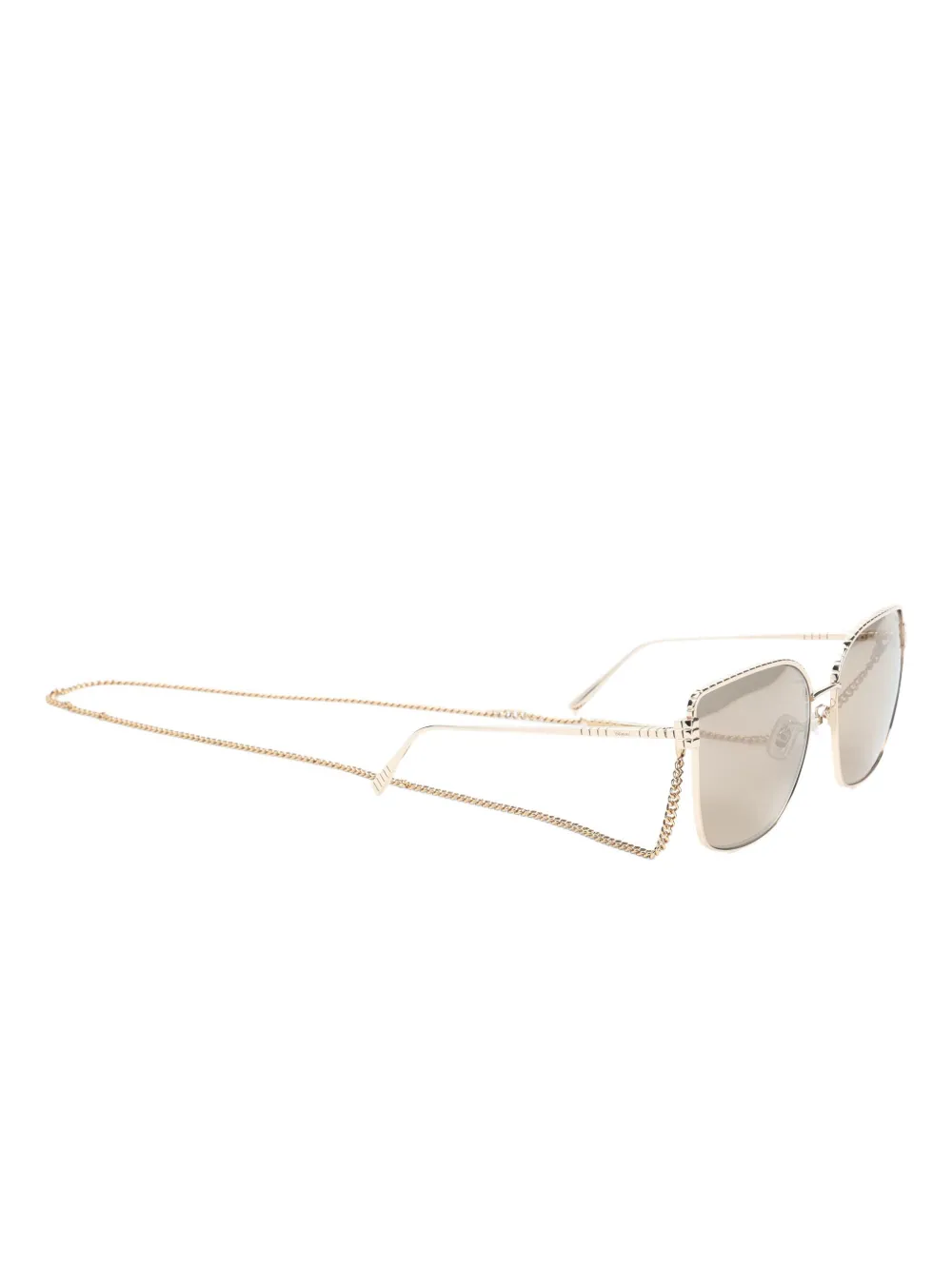 Chopard Eyewear Zonnebril met cat-eye montuur Goud