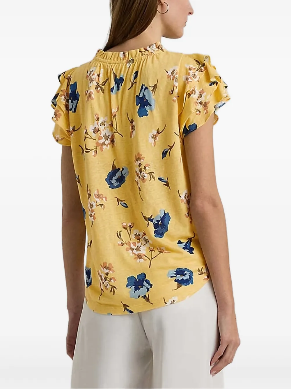 Lauren Ralph Lauren Shirt met bloemenprint - Geel