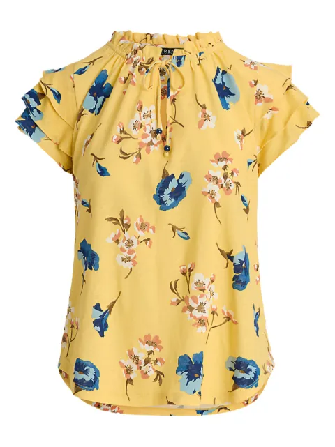 Lauren Ralph Lauren bluse med blomstertryk