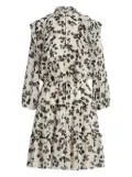Lauren Ralph Lauren leaf-print dress - Neutrals
