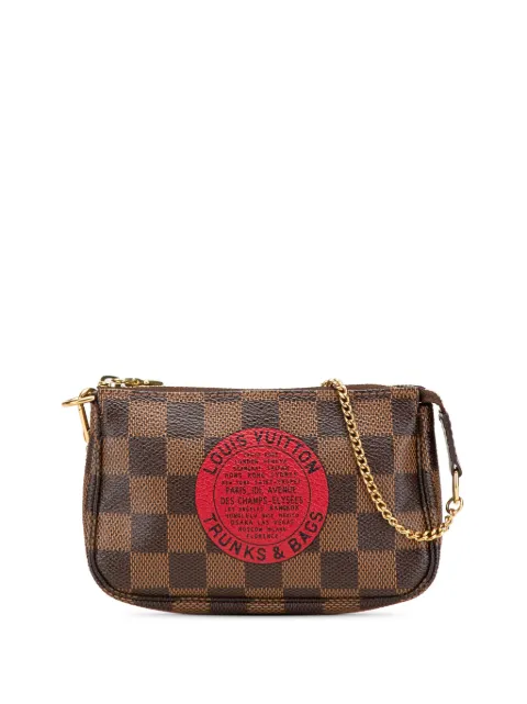 Louis Vuitton Pre-Owned 2008 Damier Ebene Trunks and Bags Mini Pochette Accessoires handbag