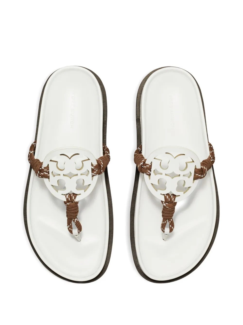 Tory Burch Miller Cloud thong sandals White