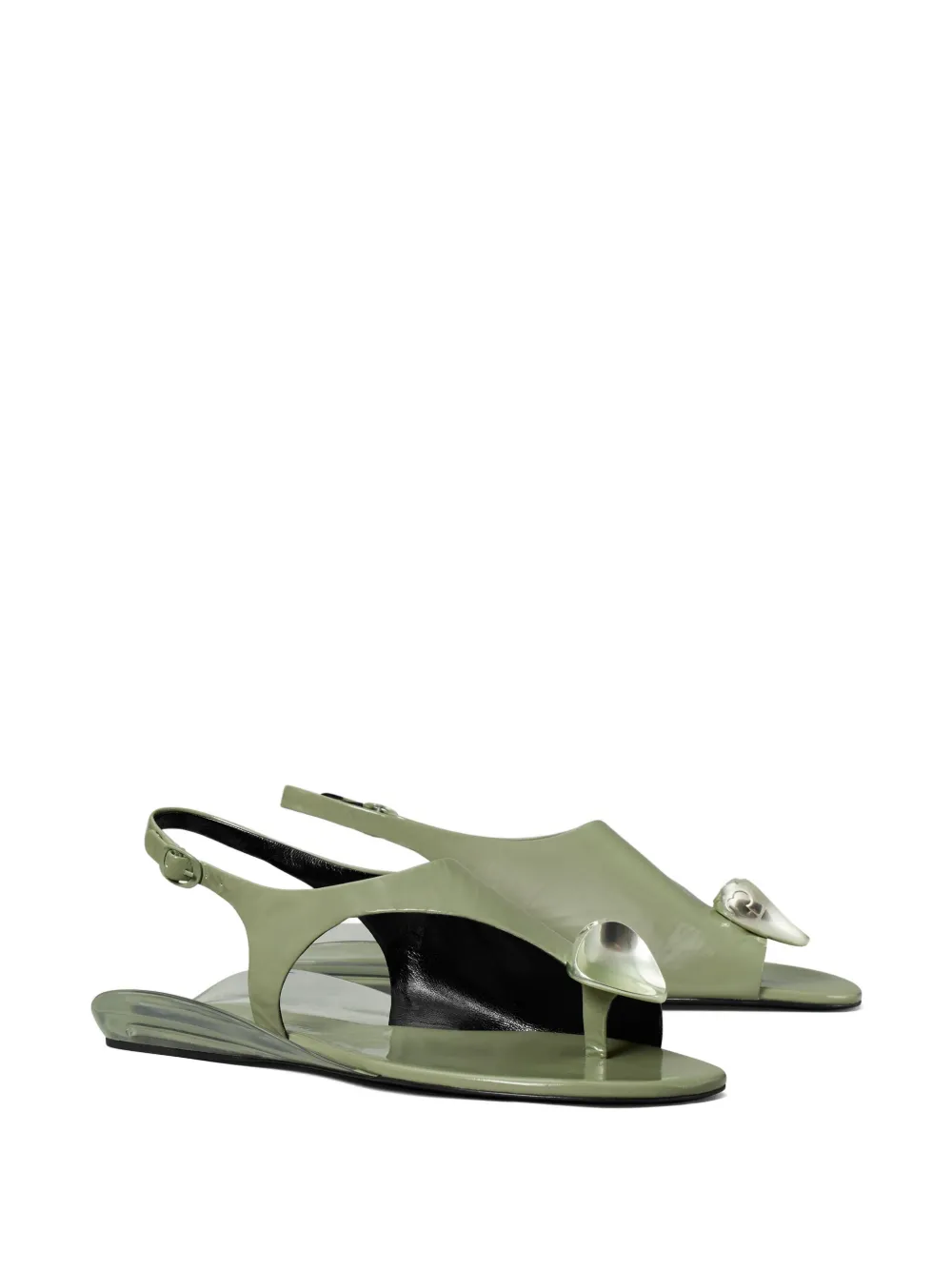Tory Burch Patos asymmetric slingback sandals | Flat Sandals | Image 2