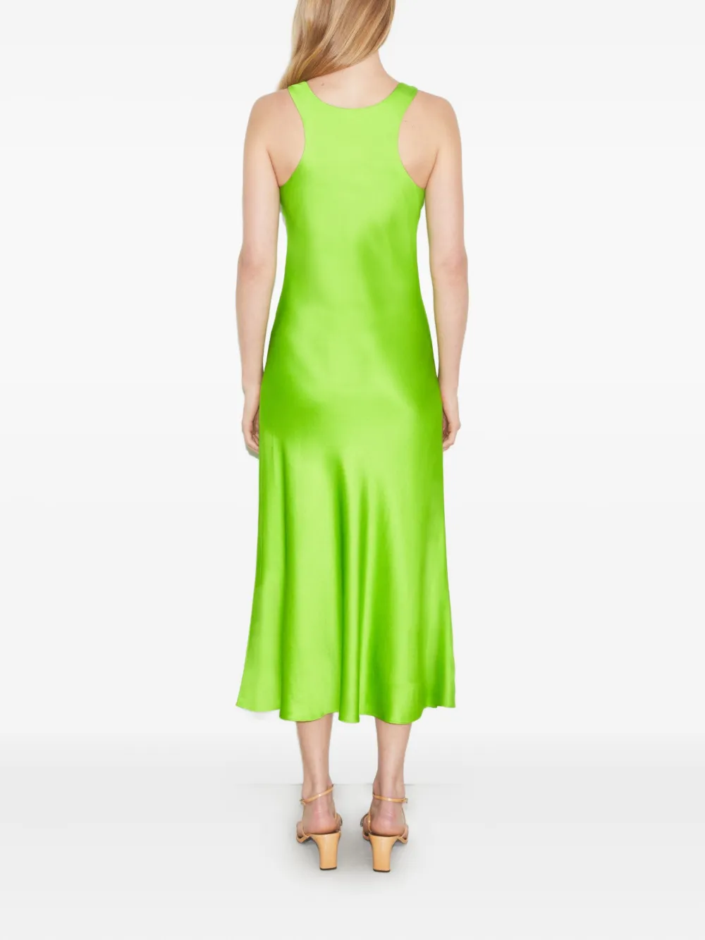 Tory Burch Satijnen jurk Groen
