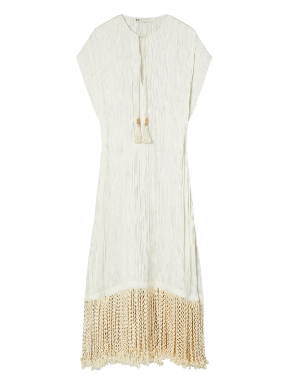 Tory Burch Jurk met V-hals Wit