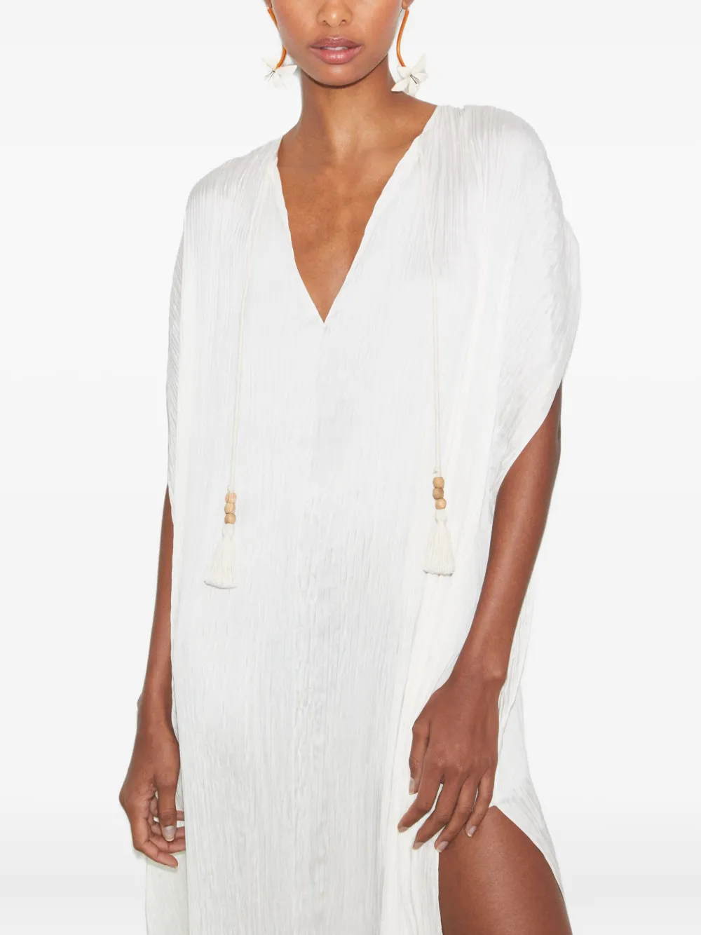 Tory Burch Jurk met V-hals Wit