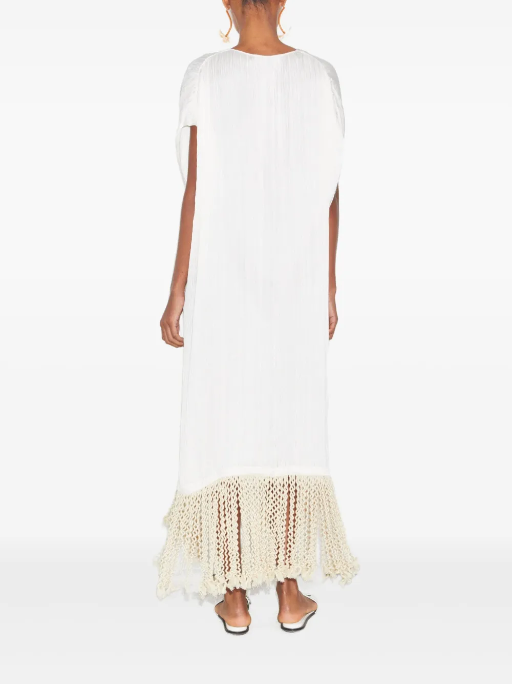 Tory Burch Jurk met V-hals Wit