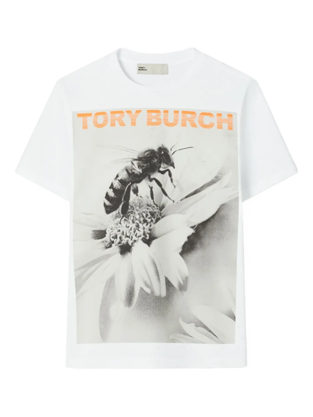 Tory Burch playera con abeja estampada | blanco | Image 1