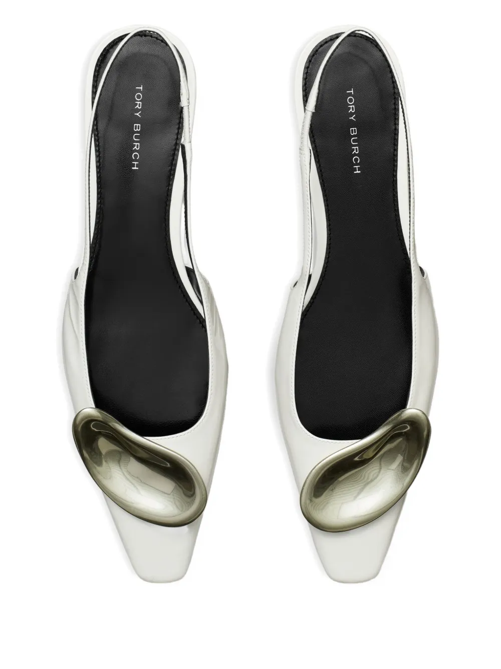 Tory Burch Patos slingback pumps White