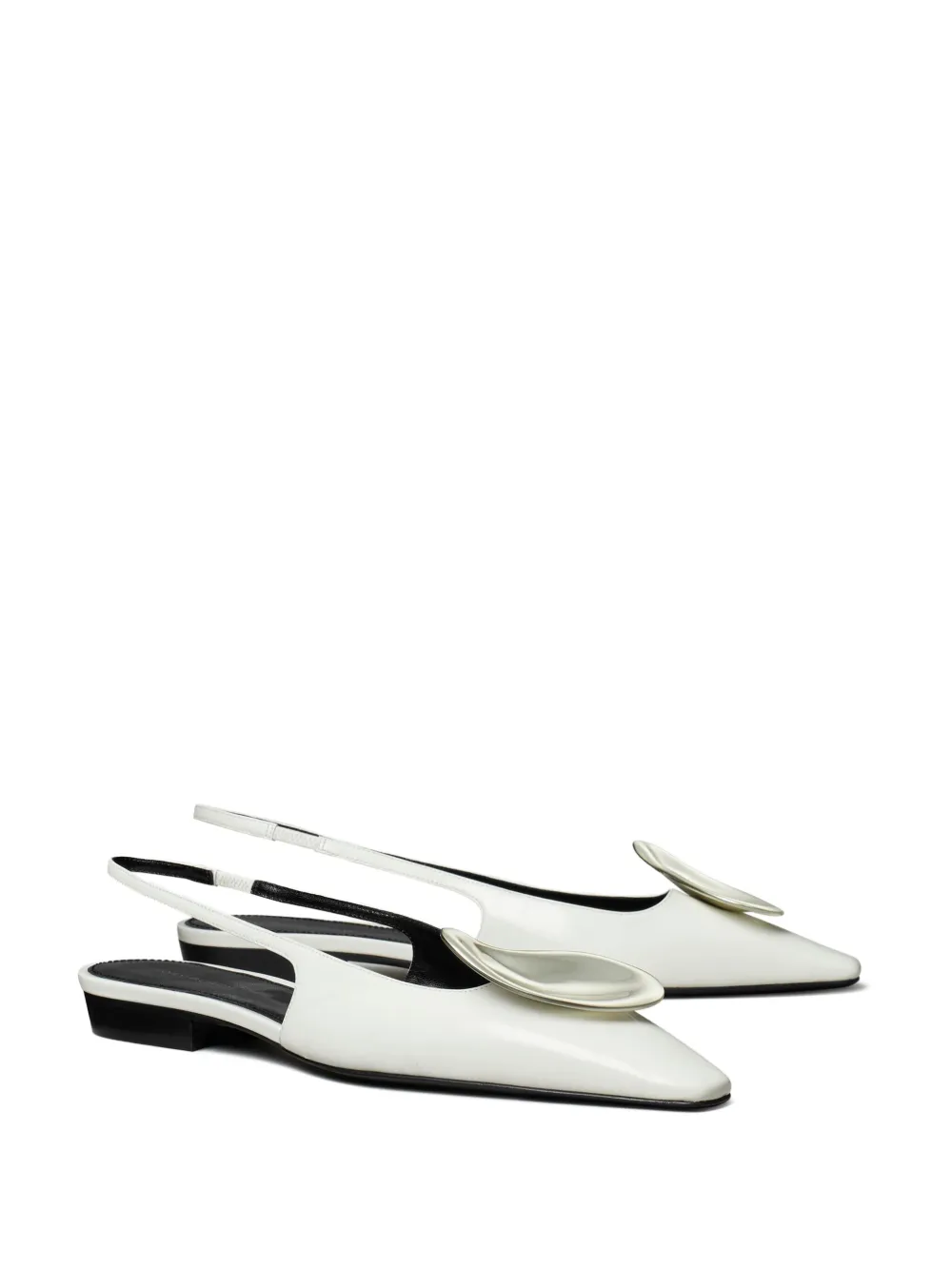 Tory Burch Patos slingback pumps White