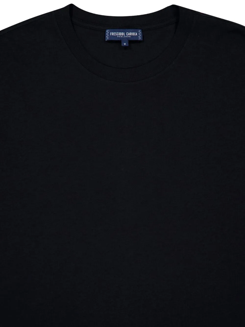 Frescobol Carioca T-shirt met ronde hals Zwart