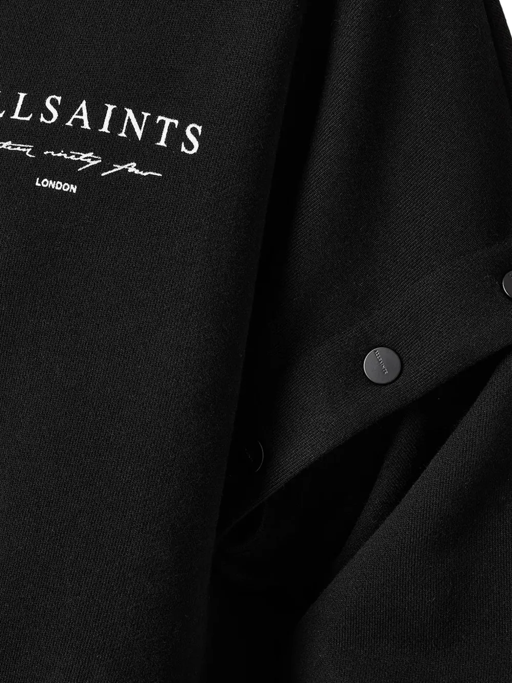 AllSaints Amphie hoodie met rits Zwart
