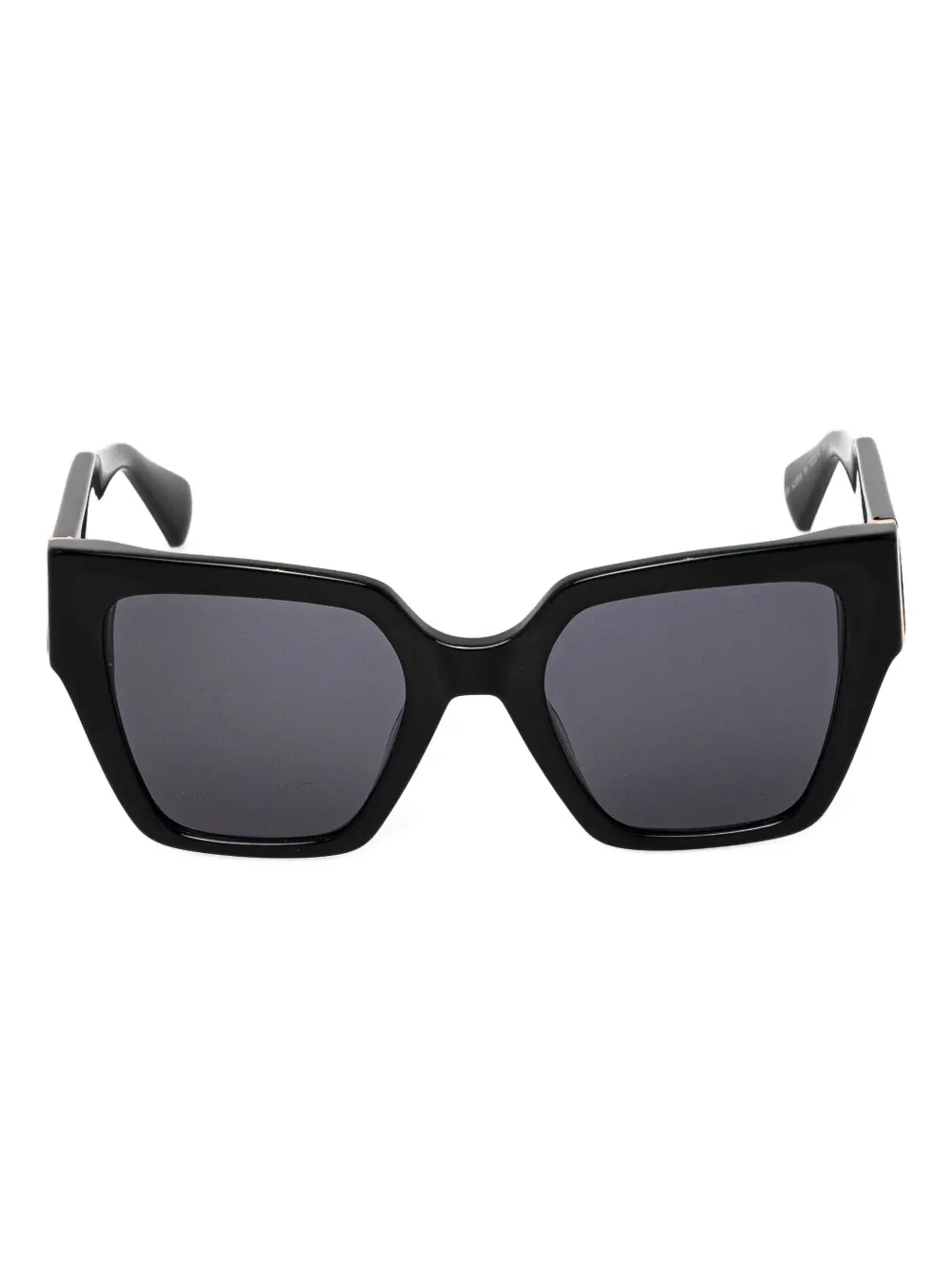 Allsaints Geometric-frame Sunglasses In Black