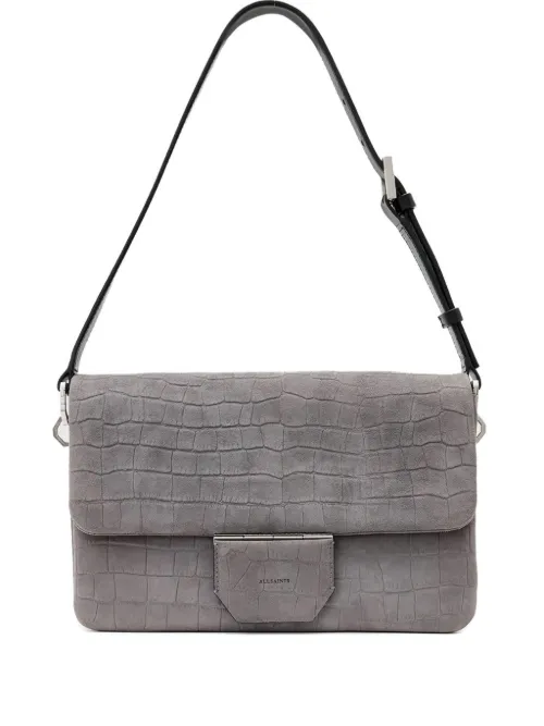 Sac à bandoulière à effet peau de crocodile - AllSaints - Modalova