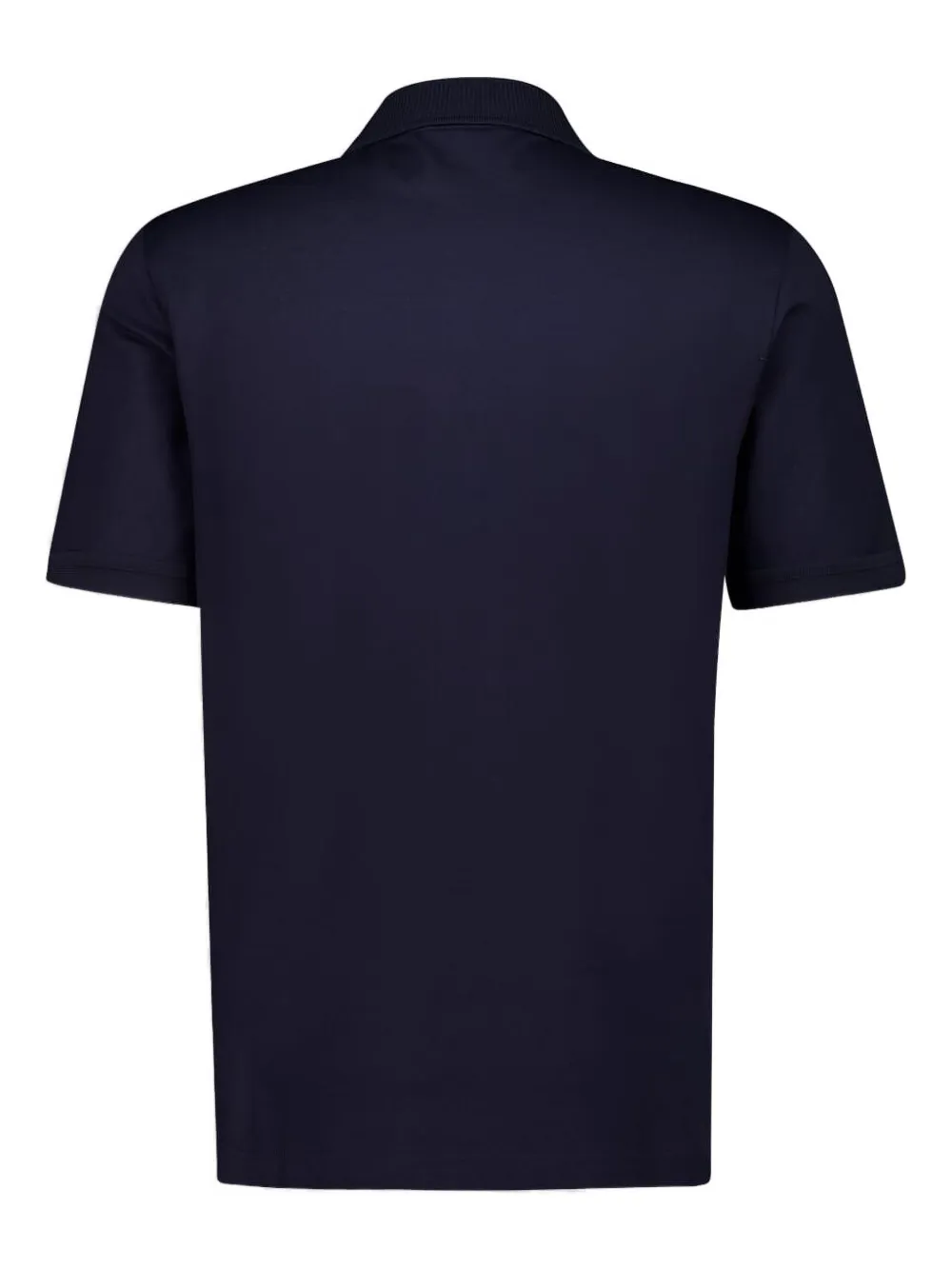 Ferragamo Poloshirt met halve rits Blauw