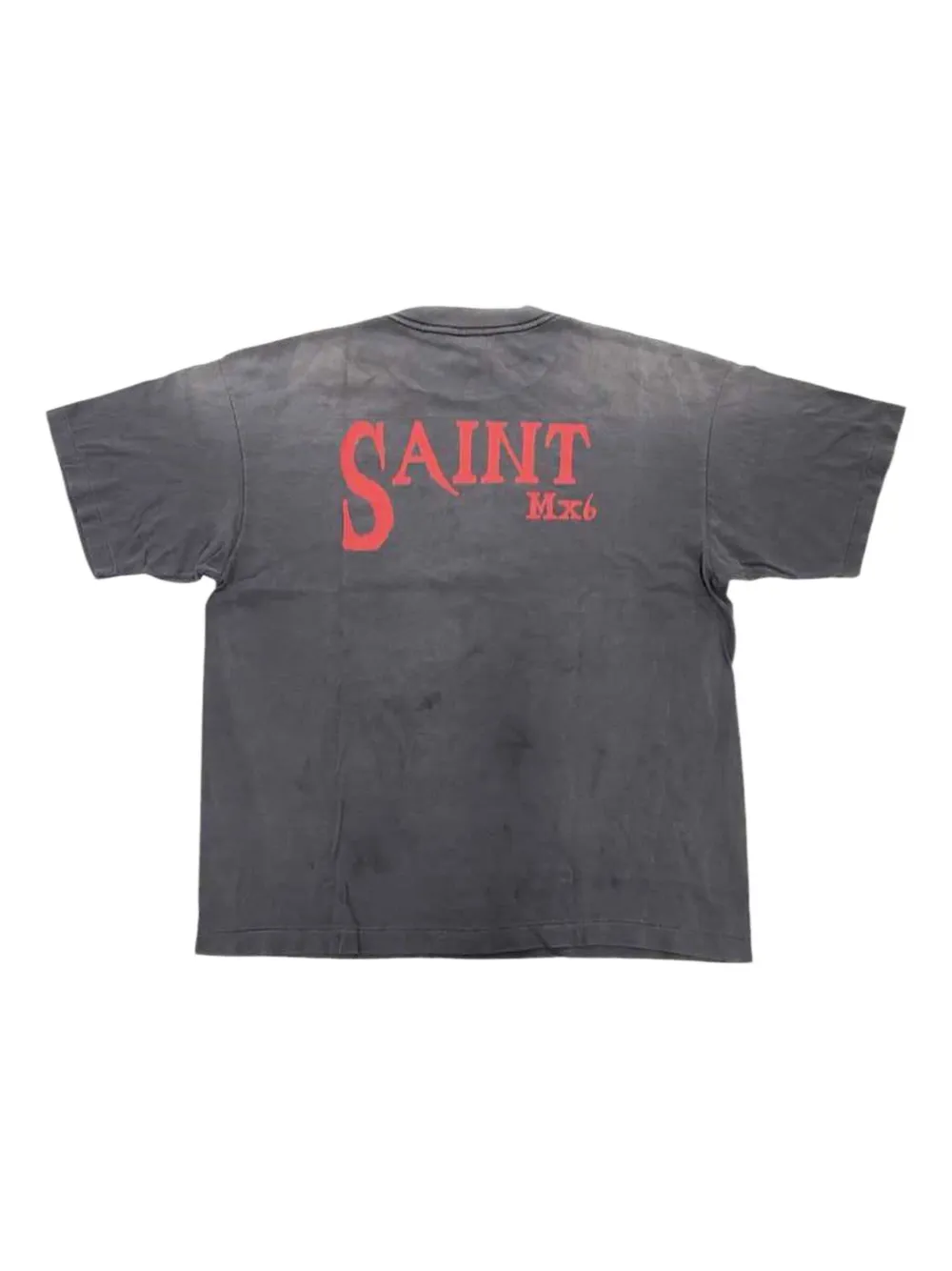SAINT MXXXXXX T-shirt met grafische print - Zwart