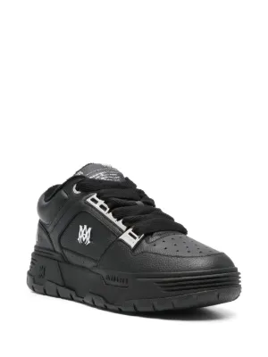 スニーカー AMIRI Men Sneakers AMFOSR1057LE 001 BLACK AMIRI Leopard Skel Top low black/white Sneaker | TheDoubleF