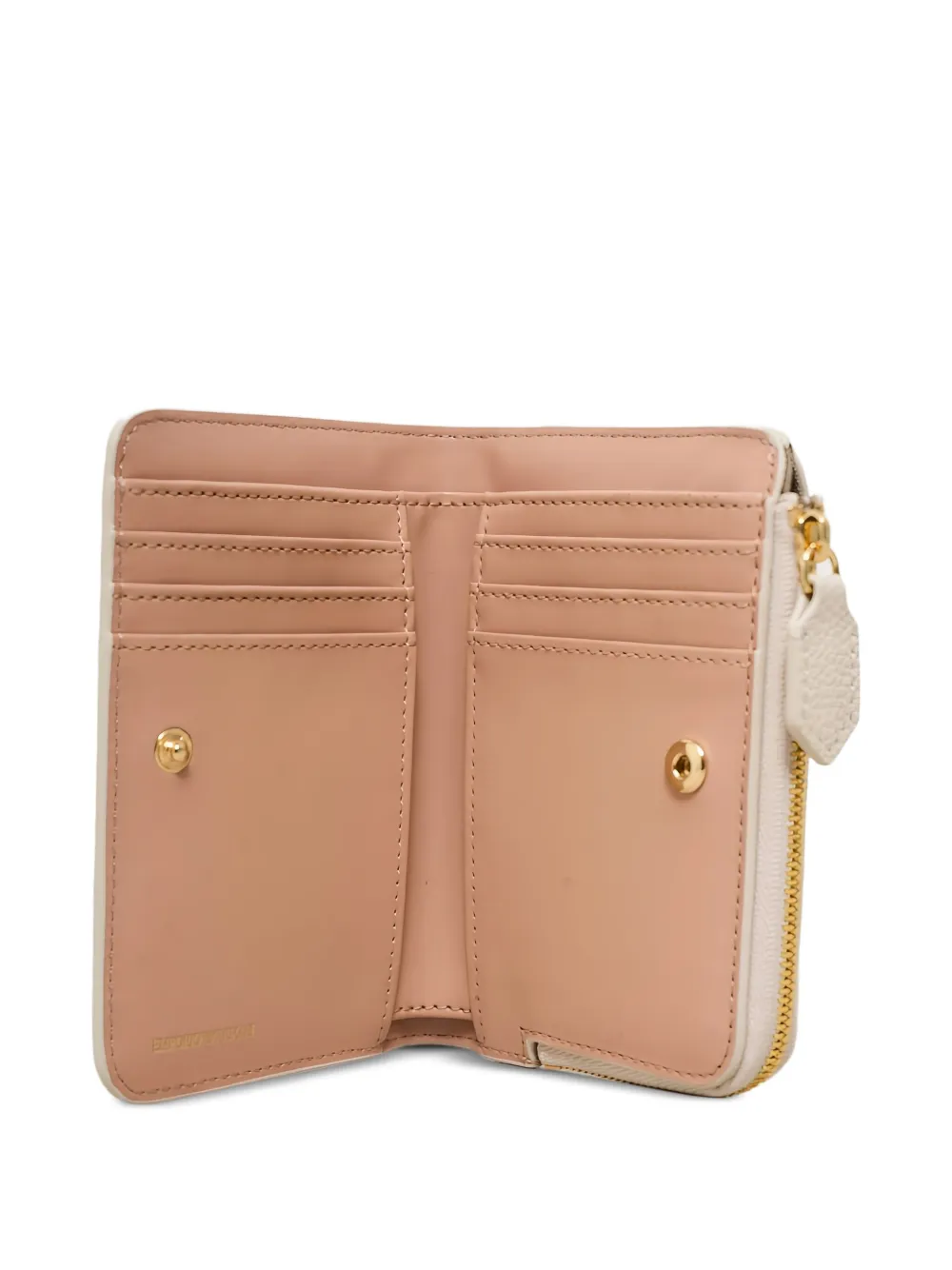 Emporio Armani Leren portemonnee Beige