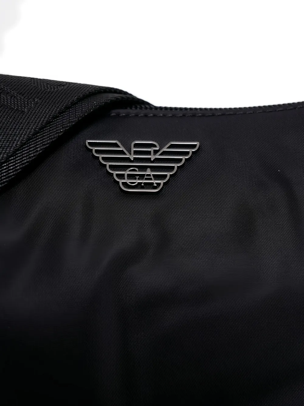 Emporio Armani Logo-plaque Cross-body Bag In Black