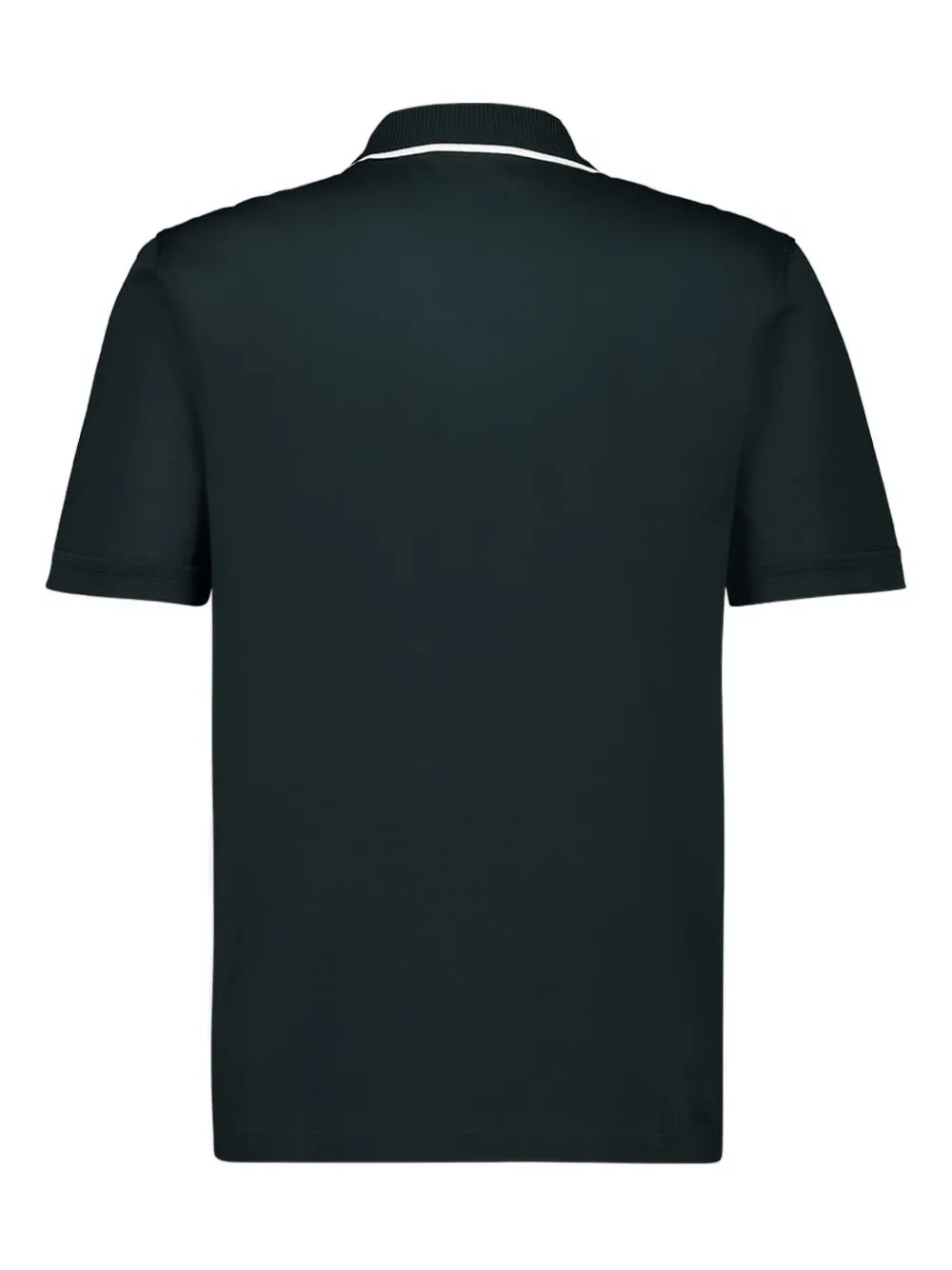 Ferragamo zip-neck piqué polo shirt - Groen