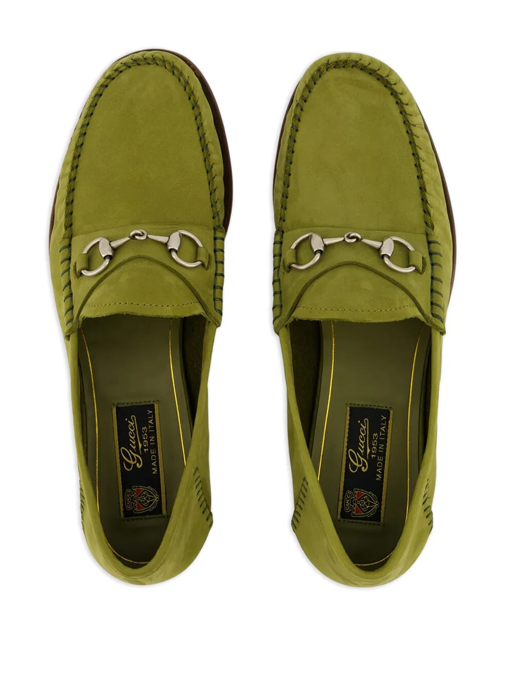 Gucci Leren loafers Groen