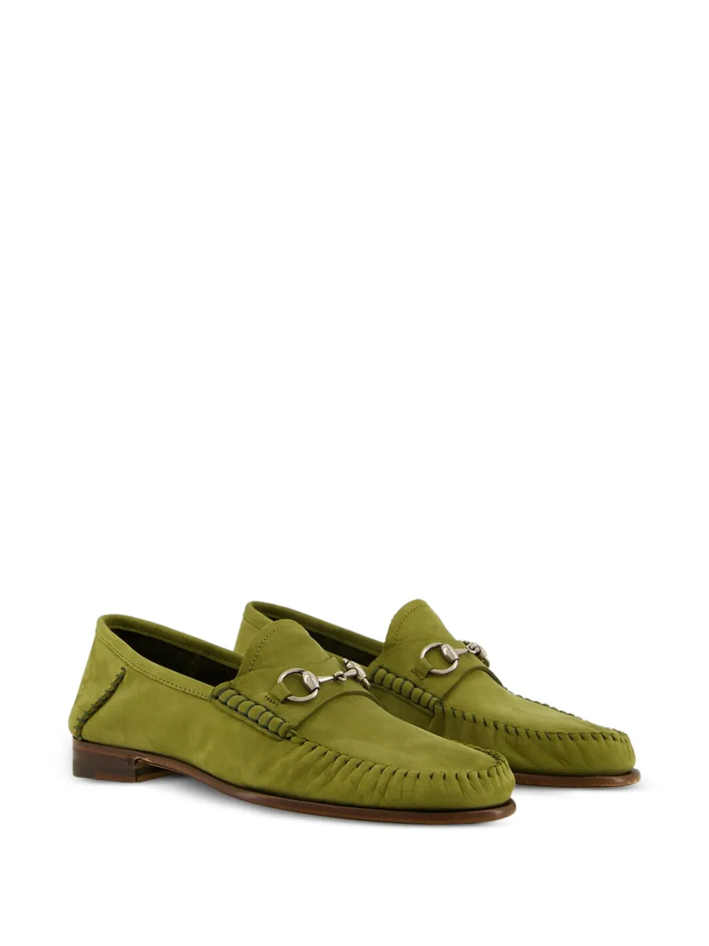 Gucci Leren loafers - Groen