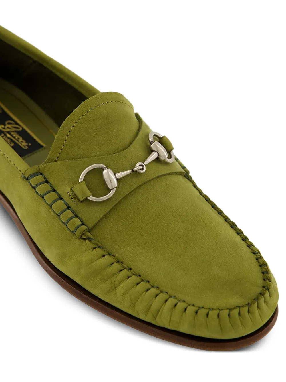 Gucci Leren loafers Groen