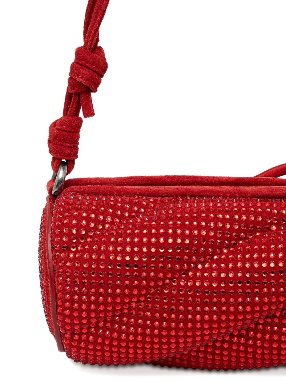 Fiorucci Mella schoudertas verfraaid met kristallen Rood