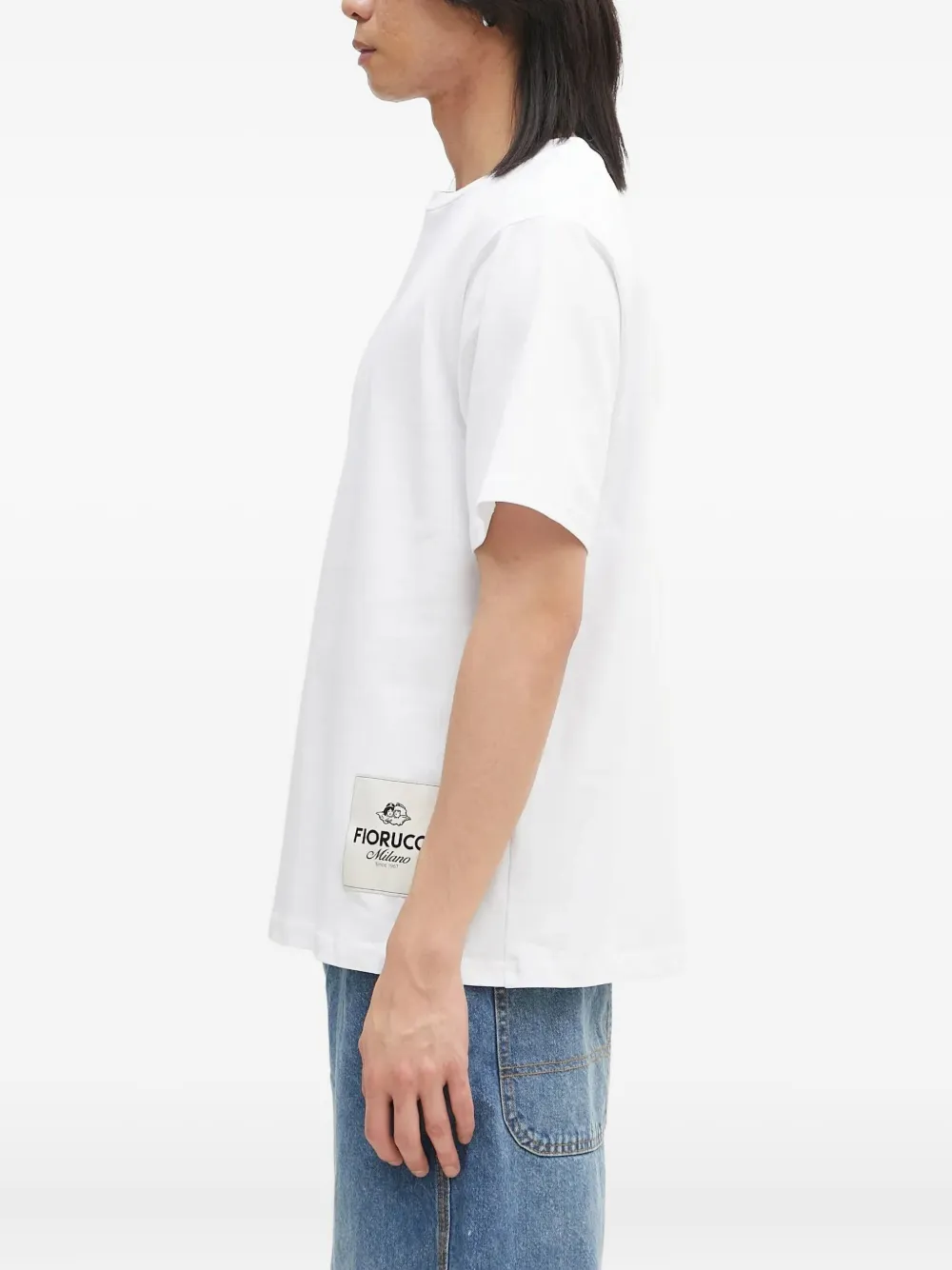 Fiorucci logo-patch T-shirt Wit