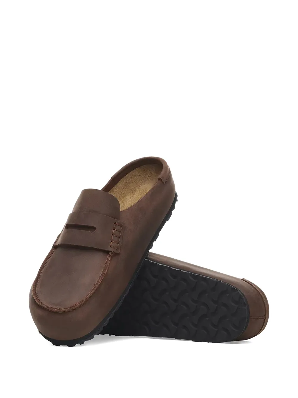 Birkenstock Naples penny-slot mules Brown
