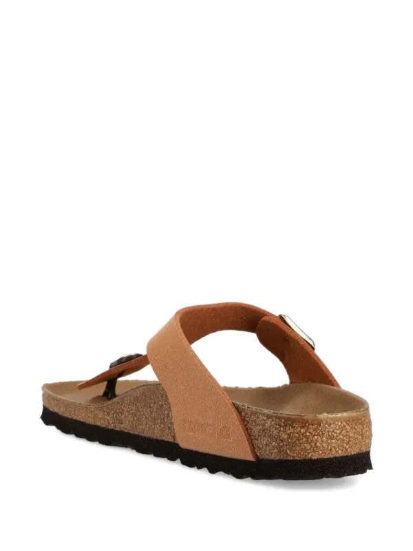 Birkenstock Gizeh Vegan Buckle Slides Brown FARFETCH PH