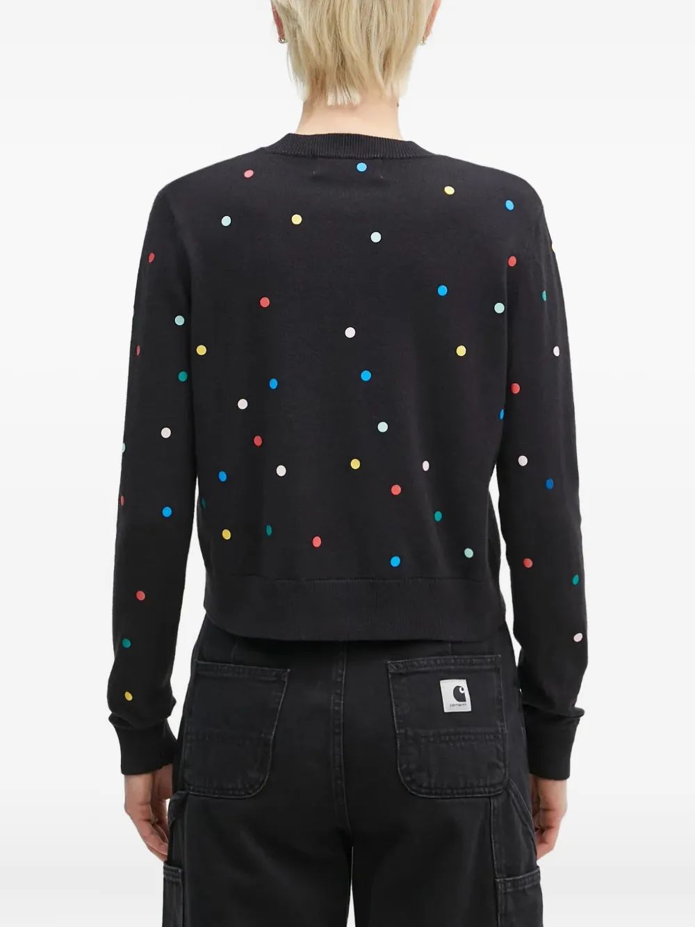 Fiorucci Polka-dot Button Cardigan