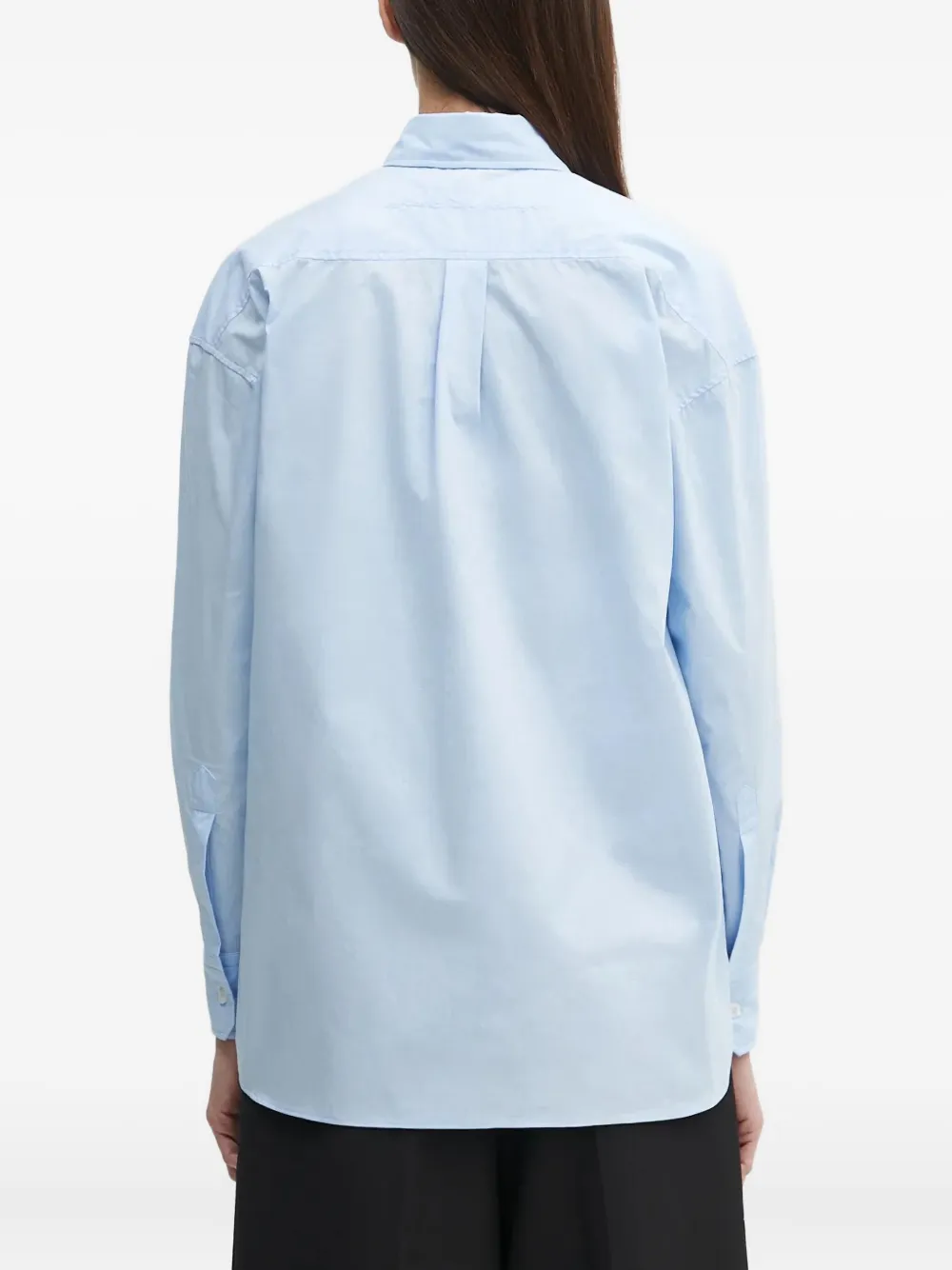 Fiorucci Shirt met geborduurde zak Blauw