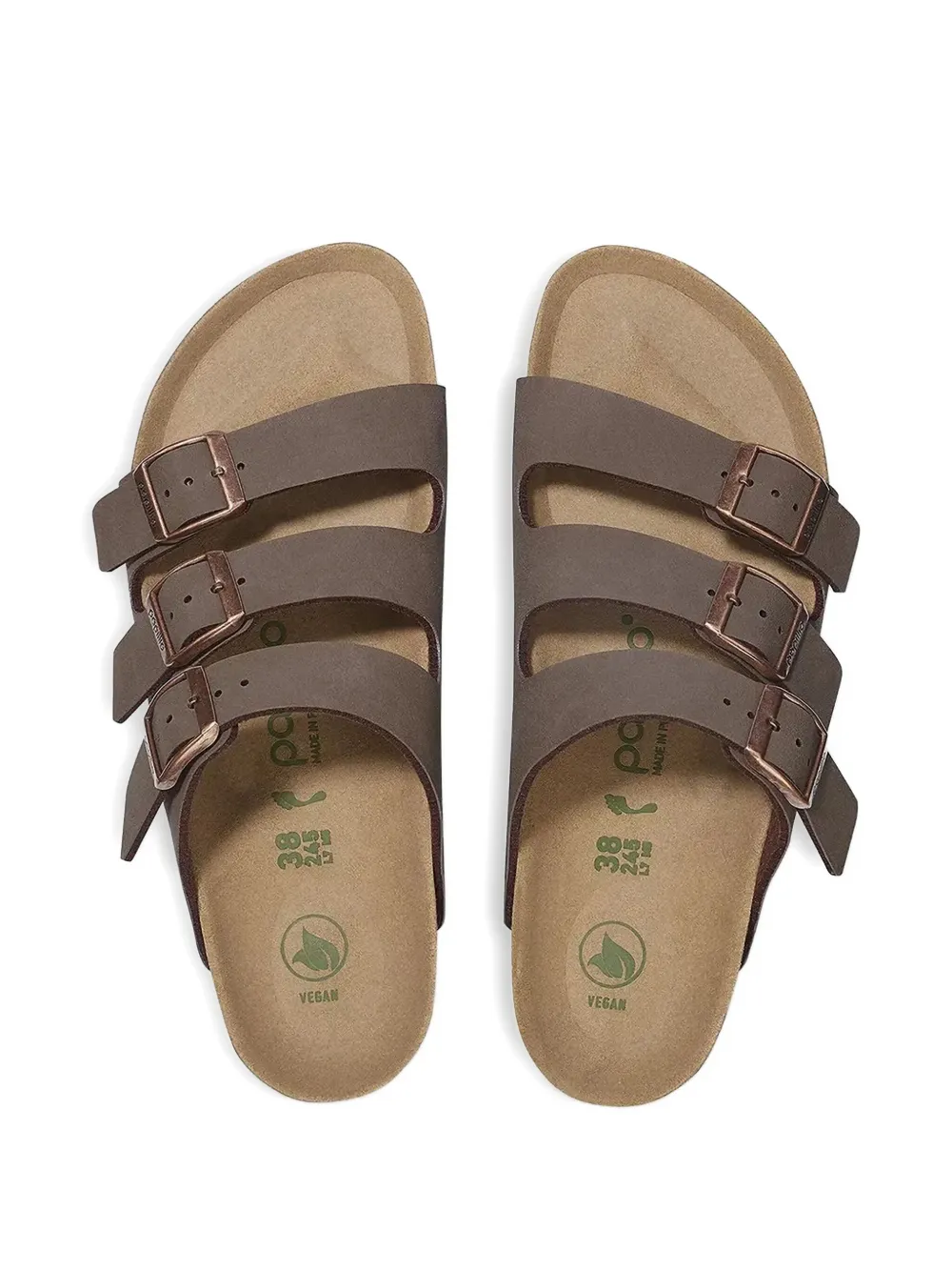 Birkenstock Florida Triple-buckle Platform Slides