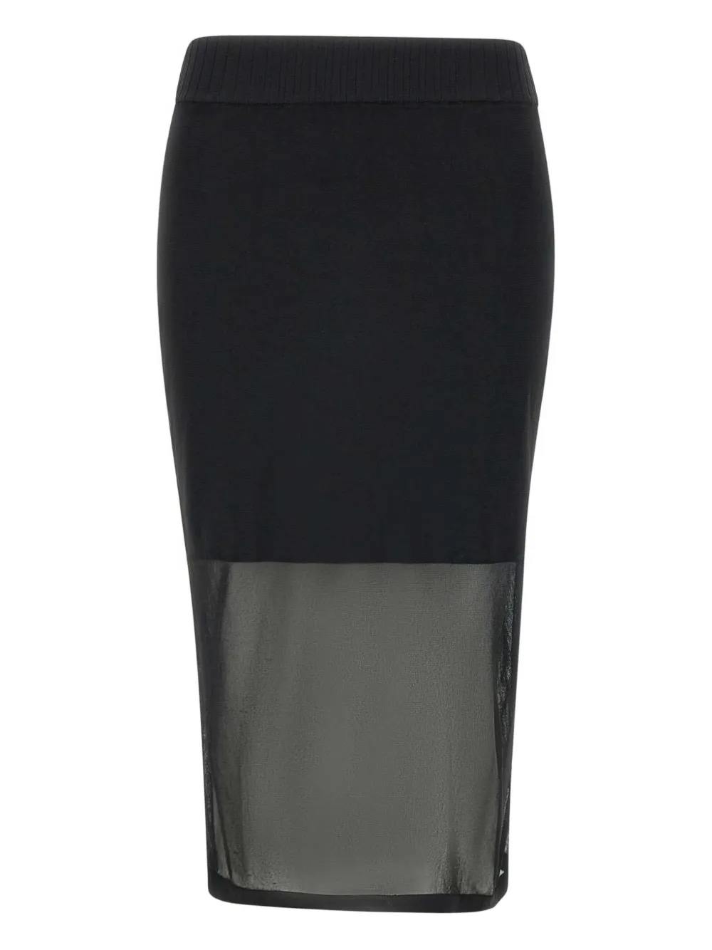 ROTATE BIRGER CHRISTENSEN falda semitranslúcida | negro | Image 1