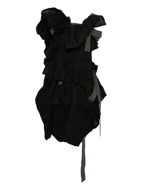 Yohji Yamamoto vestido drapeado