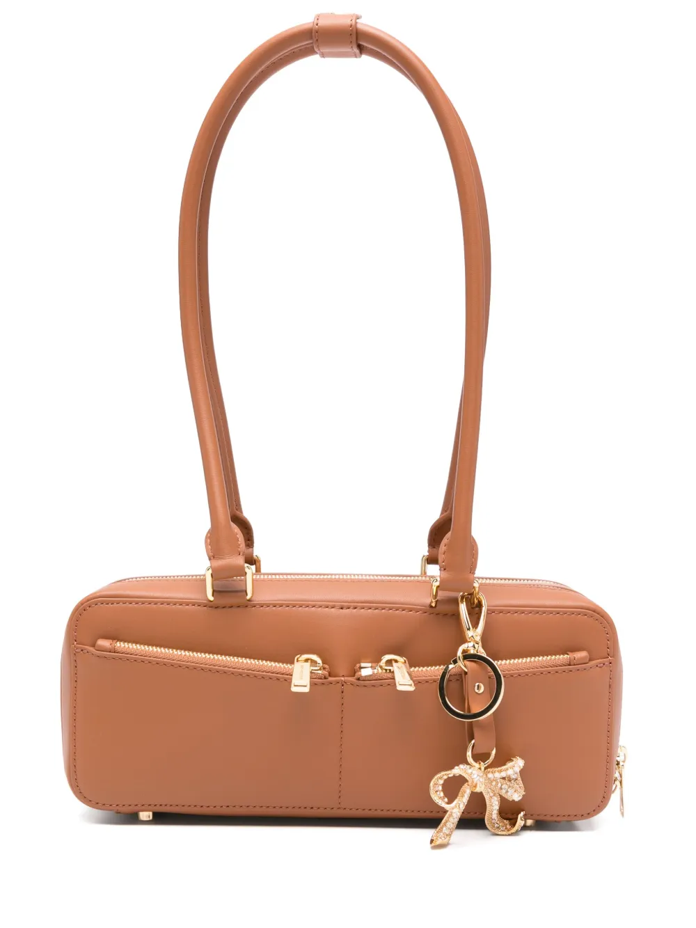 Self-Portrait crystal-embellished tote bag Bruin