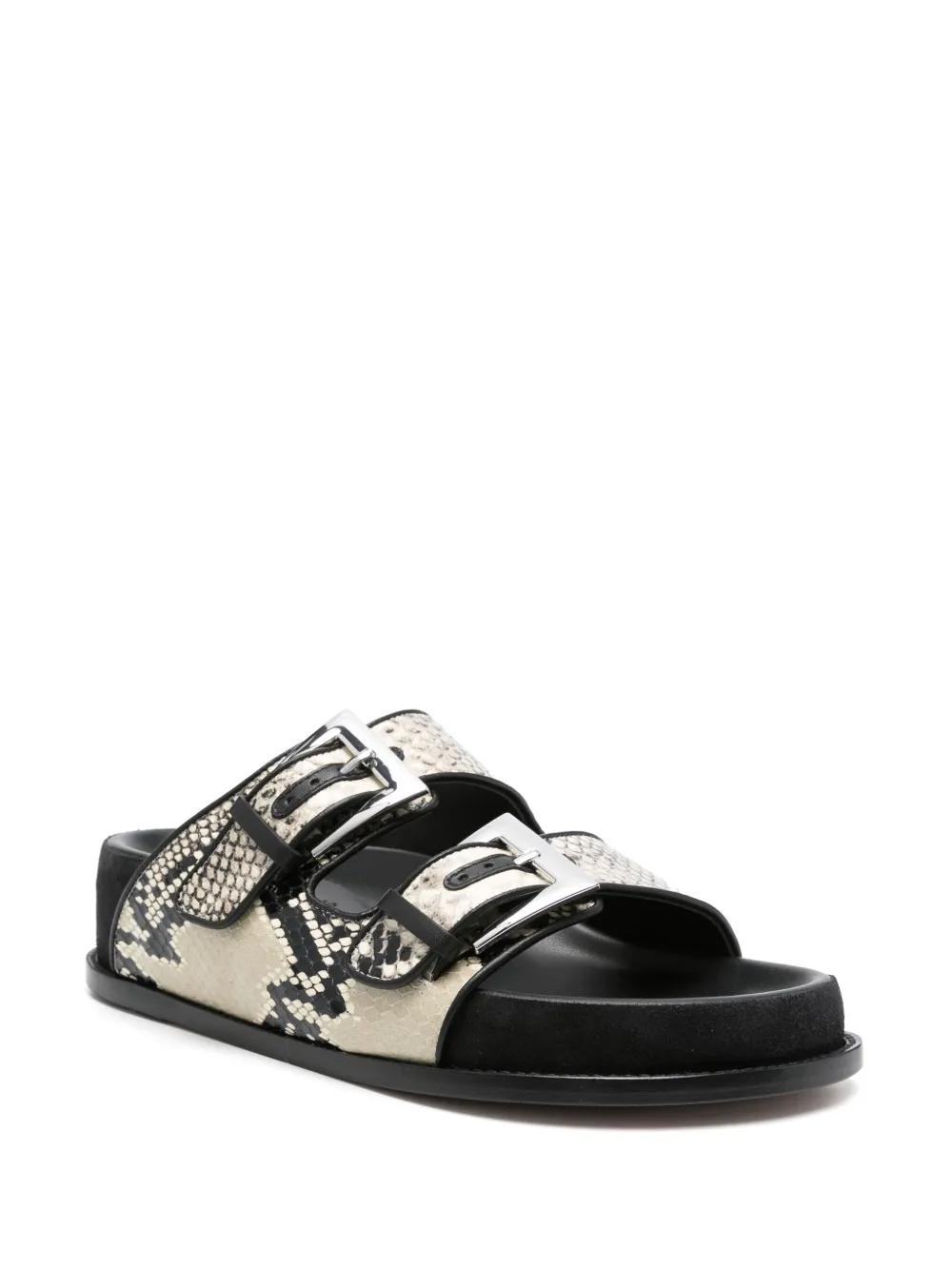 Paris Texas snakeskin sandals Neutrals