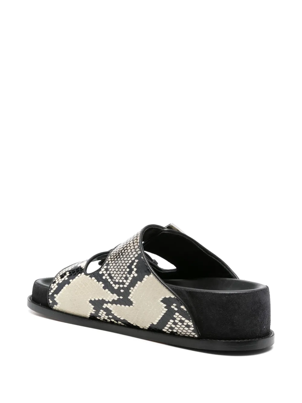 Paris Texas snakeskin sandals Neutrals