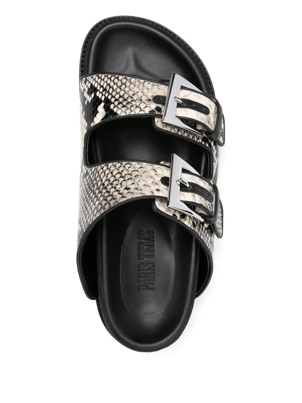Paris Texas snakeskin sandals Neutrals