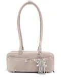 Self-Portrait bow-detail tote bag - Grey