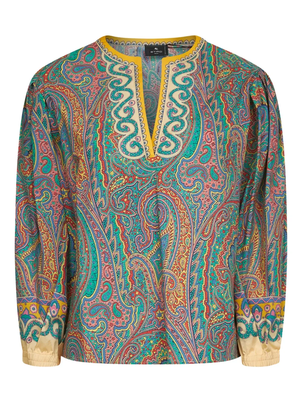 ETRO paisley-print blouse Groen