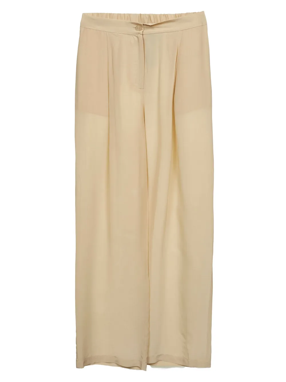 Kaos Broek met wijde pijpen - Beige