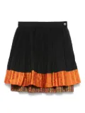 Christian Lacroix Pre-Owned 2000s pleated layered skirt - Black