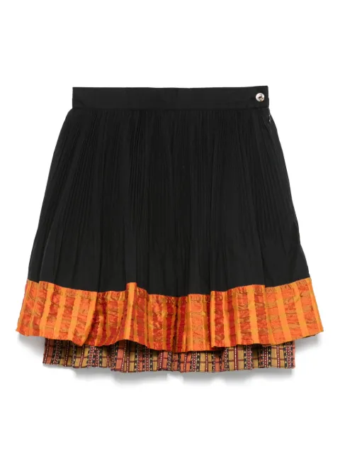 Christian Lacroix Pre-Owned 2000s pleated layered skirt