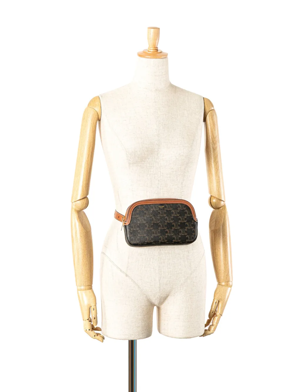 Céline Pre-Owned 2019 Triomphe Coated Canvas belt bag | Pre-owned | Image 2