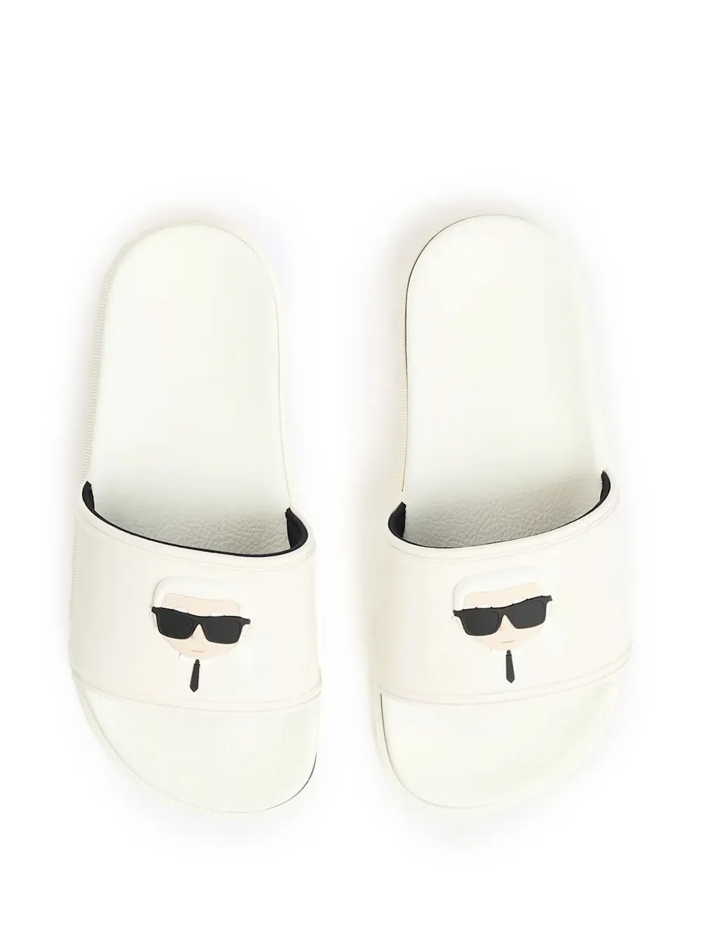 Karl Lagerfeld Ikon slides White