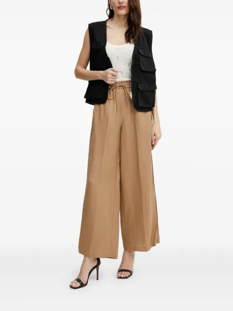 Karl Lagerfeld drawstring wide-leg trousers