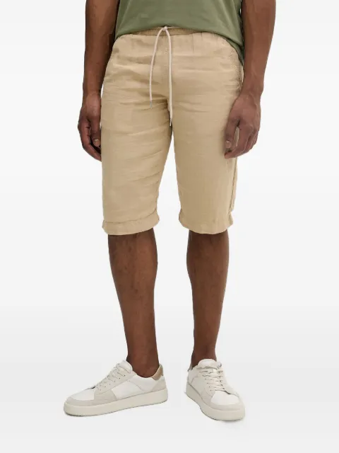 Karl Lagerfeld drawstring linen shorts