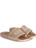 Karl Lagerfeld logo slides - Brown